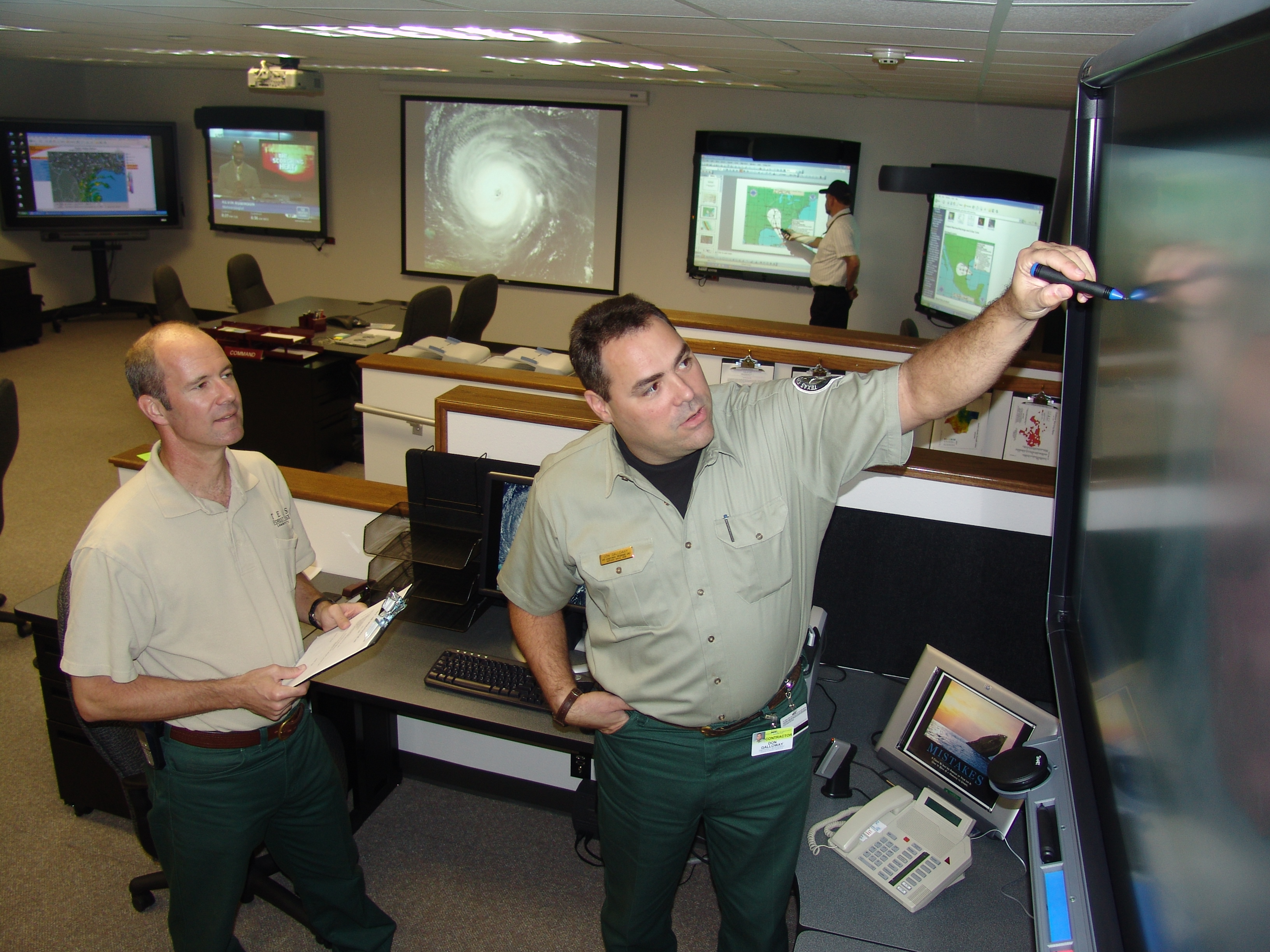 EMERGENCY OPERATIONS CENTER AT TFS HEADQUARTERS